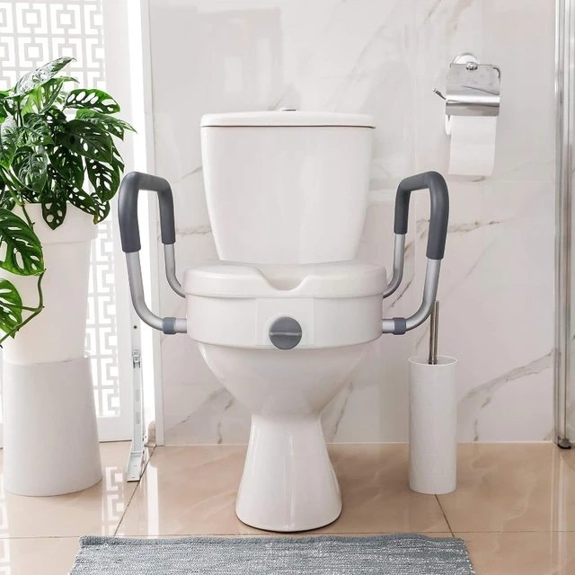 Elevated Toilet Seat with Handles: Enhancing Accessibility插图3