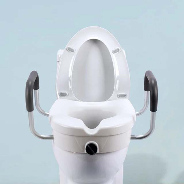 Elevated Toilet Seat with Handles: Enhancing Accessibility