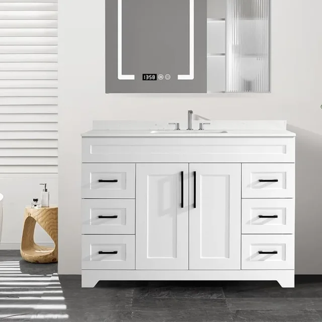 Elevate Your Bathroom Vanities With Linen Cabinet