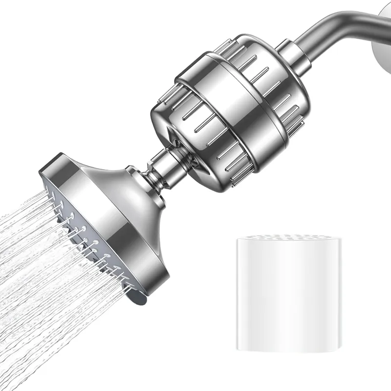 water softener shower head