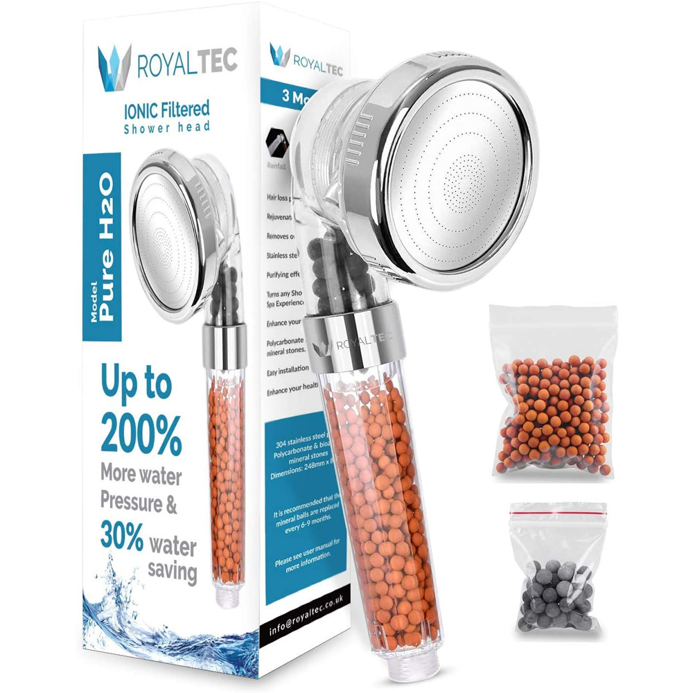 water softener shower head